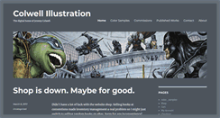 Desktop Screenshot of colwellillustration.com